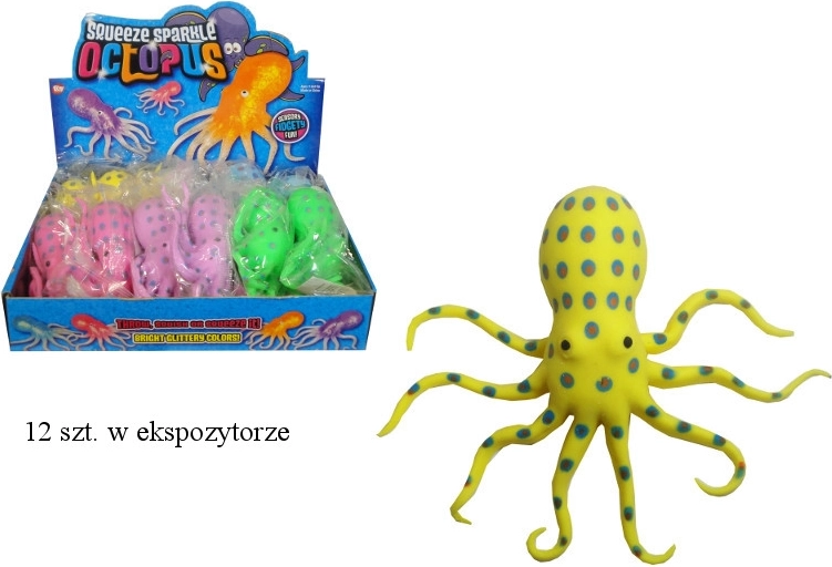 Antistresna stiskajuća hobotnica