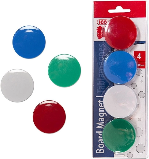 Magneti 40 mm, 4 kom, mješavina boja