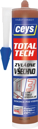 Univerzalno ljepilo i brtvilo 290 ml smeđe CEYS TOTAL TECH