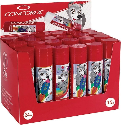 CONCORDE Volfík Glue Stick 15 g, mixed designs
