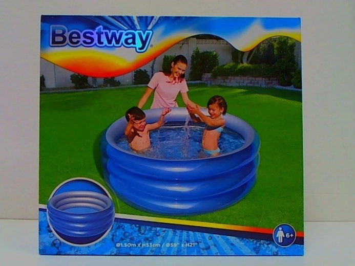 Bestway dječji napuhujući bazenčić Big Metallic 150 × 53 cm