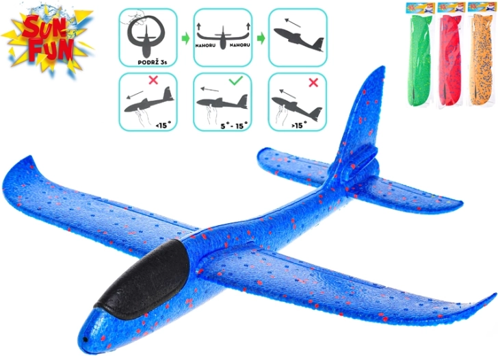 Pjenasti bacački avion 48 cm SUN FUN