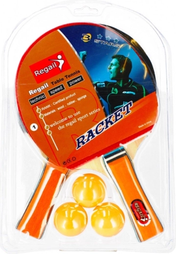 Table Tennis Paddle and Ball Set
