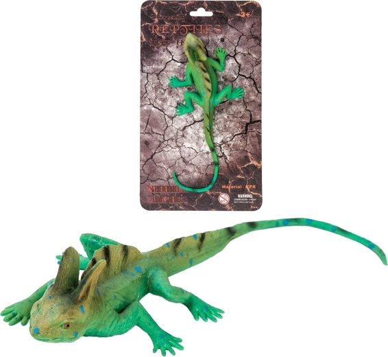 Živa priroda: realistični model guštera baziliška (27 cm) - 1 komad