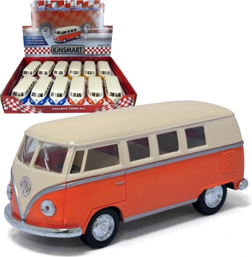 Metalni model autića 1962 Volkswagen Classical Bus s krem krovom