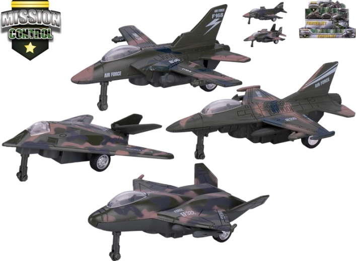 Metalni vojni model aviona s mehanizmom povrata 12–13,5 cm