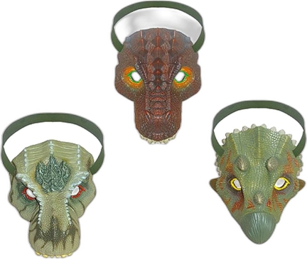 Maska dinosaur 19 cm (3 vrste) - 1 komad