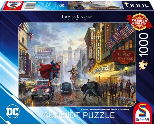 Batman, Superman i Wonder Woman – slagalica od 1000 dijelova (kolekcija Thomas Kinkade)