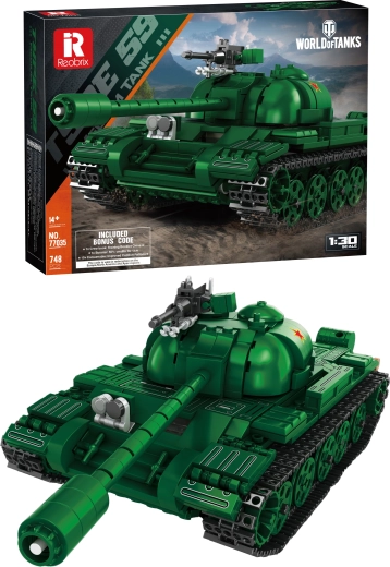 Komplet za slaganje tenka Type 59 World of Tanks (748 dijelova)