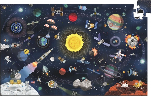 Puzzle DJECO Promatranje: Svemir 200 dijelova