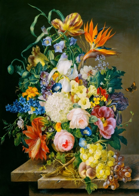 Uživajte u puzzleima Cvjetno djelo 1000 dijelova