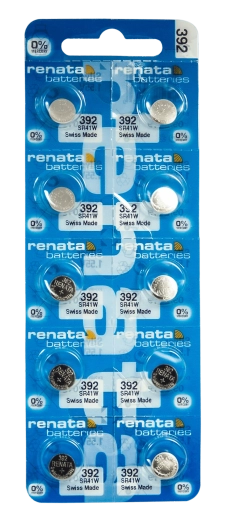 Renata SR41W 392 tipka baterija za satove 1,55 V 45 mAh, pakiranje 10 kom