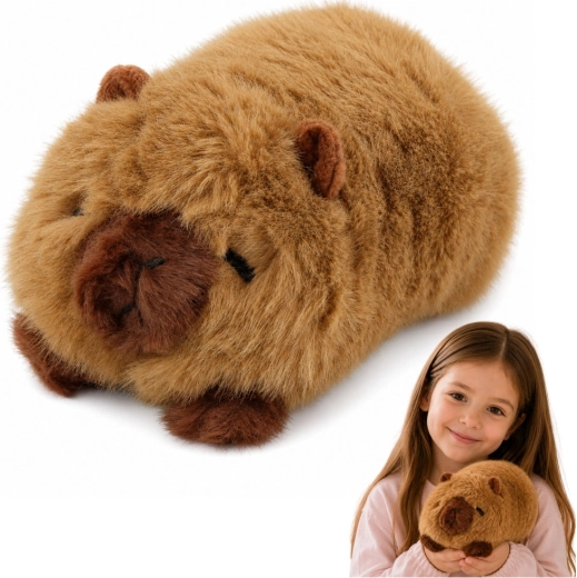 Plišana kapibara smeđa 16 cm - 1 komad