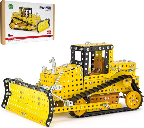MERKUR Construction Set Bulldozer, 535 pieces
