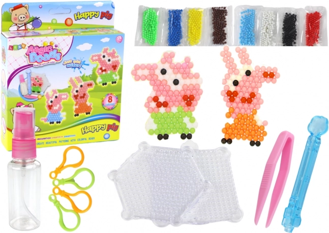 Vodene perlice DIY – set od 8 boja s motivima praščića