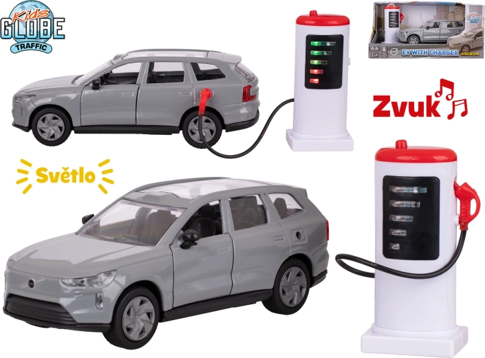 Kids Globe Traffic VOLVO EX90 metalni model SUV-a sa svjetlima i zvukovima 13,5 cm
