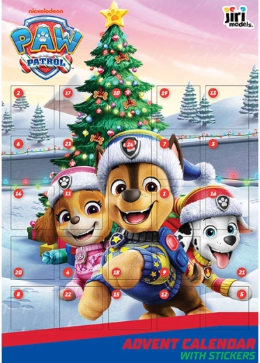 Adventski kalendar sa naljepnicama Paw Patrol