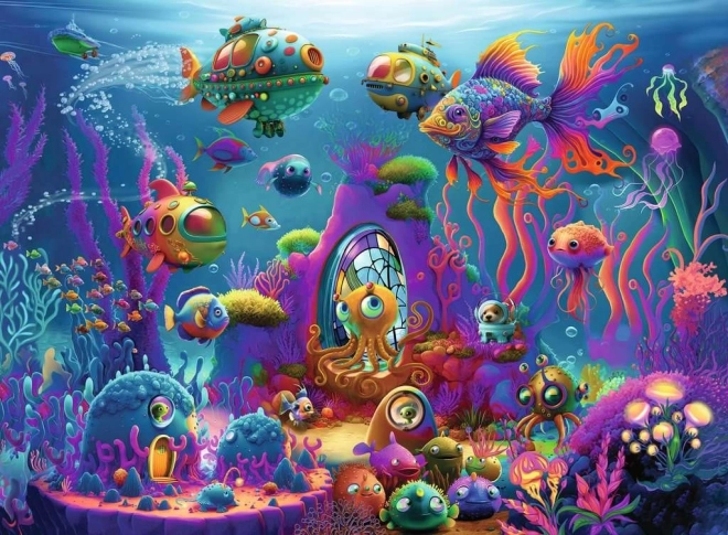 RAVENSBURGER puzzle izvanzemaljci u oceanu XXL 150 dijelova