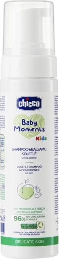 Chicco dječji šampon i regenerator 2u1 Soufflé Baby Moments Kids 150 ml