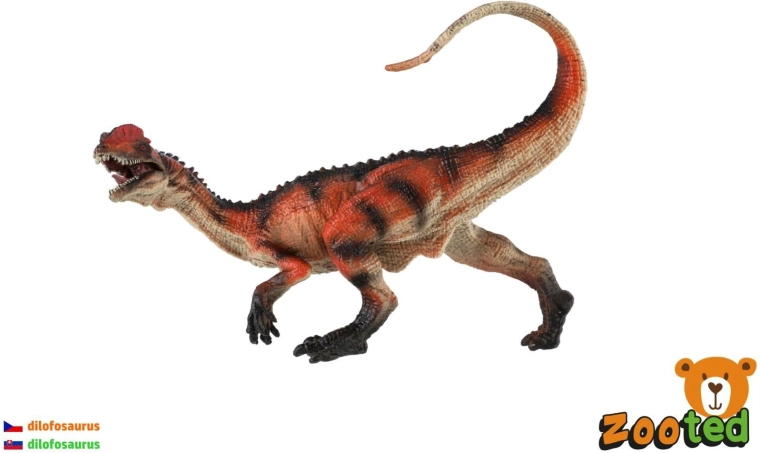 Dinosaurus Dilofosaurus plastični 15 cm