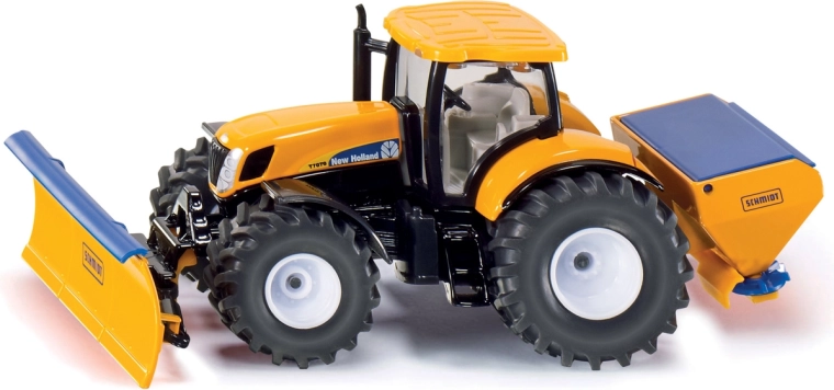 SIKU Super traktor s prednjom ralicom i posipačem soli