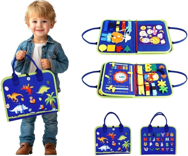 Sensory Busy Book Dinosaurs 4 – 2Kids Toys