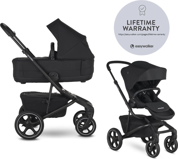 Easywalker Jimmey 2u1 kombinirana kolica Pepper Black LITE RWS