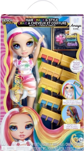 Rainbow High doll with hair chalk wings Amaya