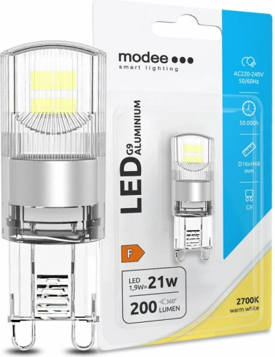 LED žarulja G9 Modee 1,9 W toplo bijela