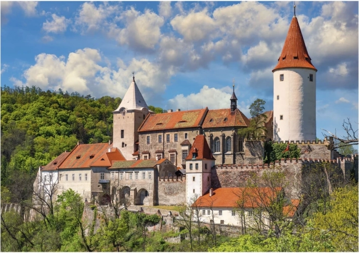 Dino puzzle dvorac Křivoklát 100 XL dijelova
