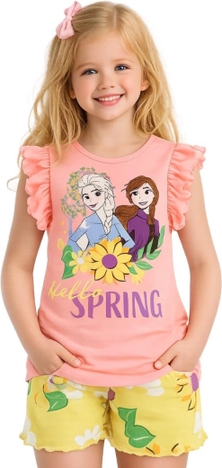Girls' Frozen T-shirt and Shorts Set