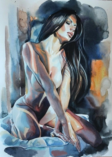 NORIMPEX dijamantno slikanje akt žene 30 × 40 cm