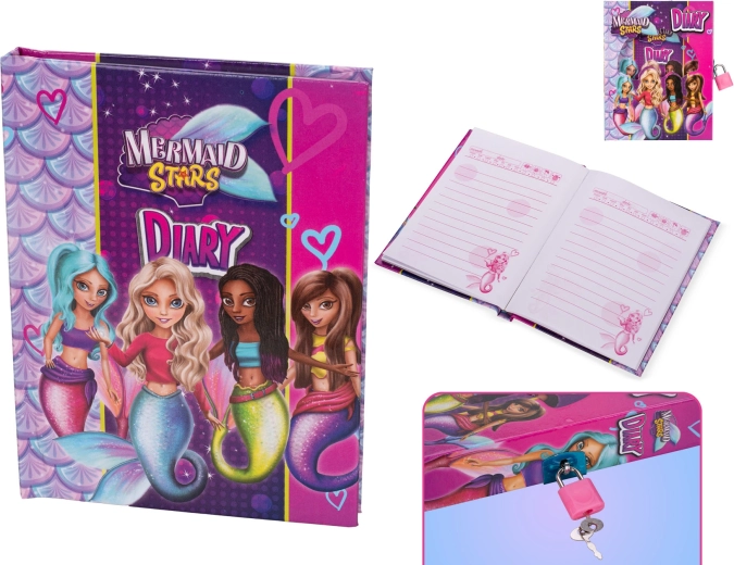 Tajni dnevnik s morskom vilom u kutiji s lokotom