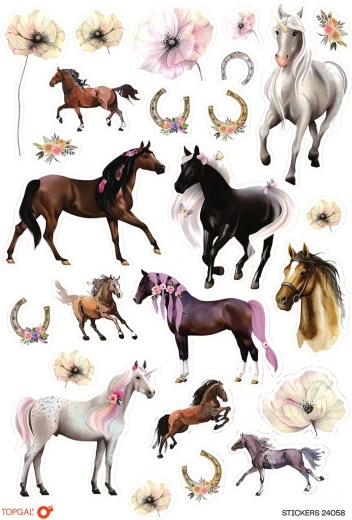 Naljepnice Horses Topgal