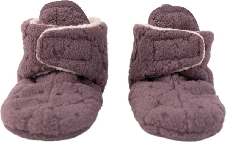 Lodger fleece papučice Slipper Folklore mauve 3–6 mjeseci