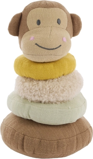 Jabadabado soft stacking toy monkey