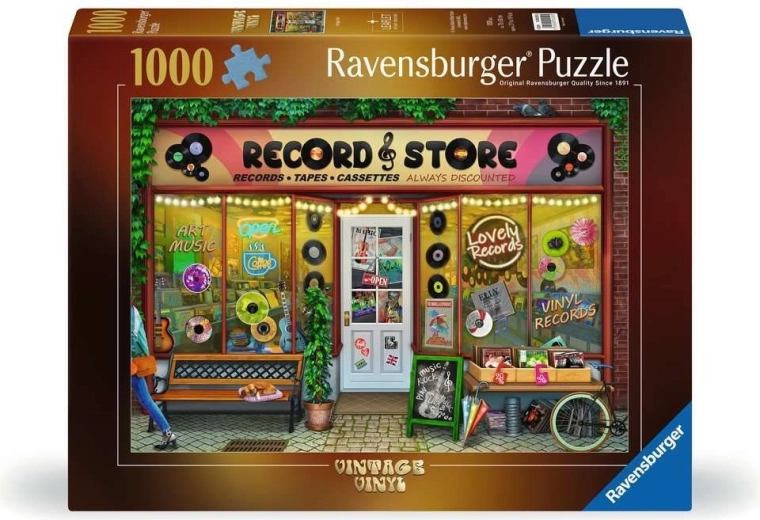 Ravensburger Vintage Vinyl Puzzle, 1000 Pieces