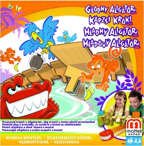 Gladni aligator – obiteljska vještinska igra od Mattela