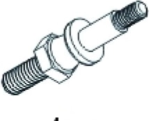Mounting Hooks X3 HN, 2 Pieces