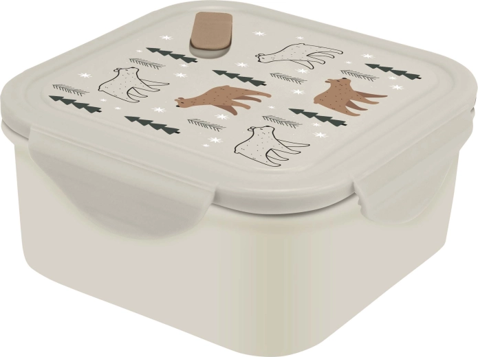 Plastična kutija za užinu s ventilom Kitchisimo 1200 ml medvjed