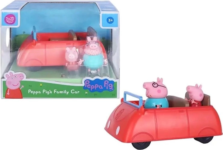 Obiteljski automobil Peppa Pig s 2 figurice