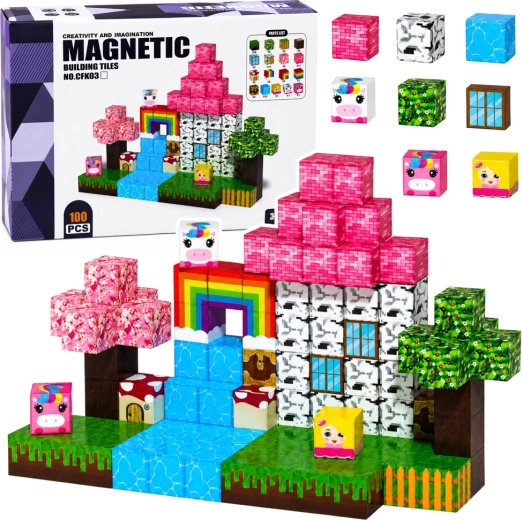 Magnetske kocke – magično kraljevstvo 3D (100 dijelova)