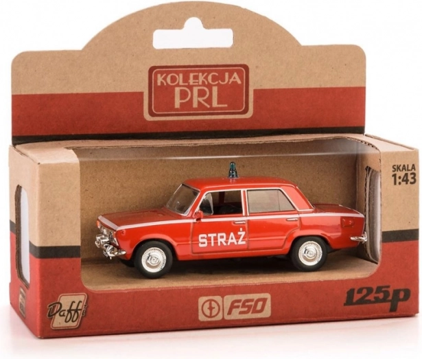 Model automobila PRL FIAT 125 Straż 1:43 DIE-CAST