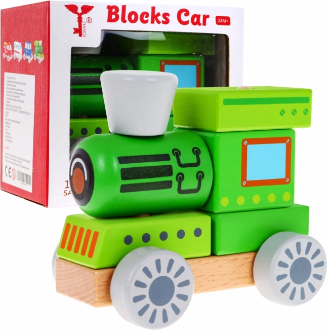 Drveni vlakić za djecu od 2 godine