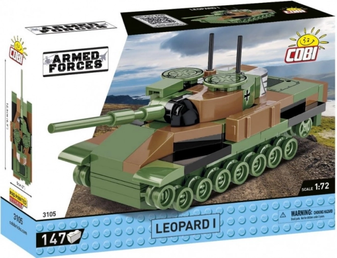 Konstrukcijski set tenka LEOPARD I 1:72 – 147 dijelova