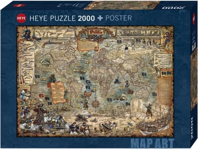 Puzzle od 2000 dijelova – svijet pirata