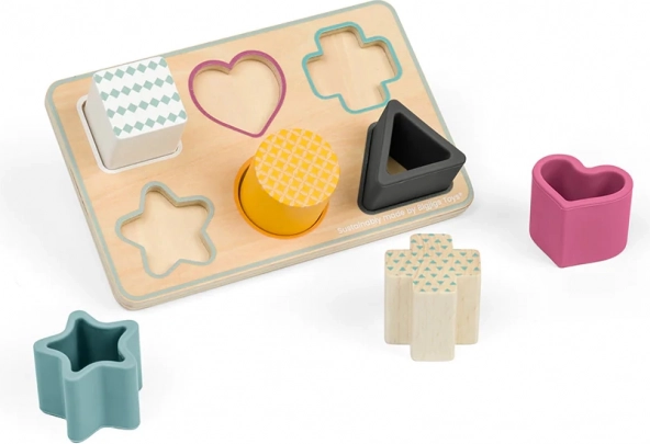 bigjigs toys slagalica s oblicima od fsc drva