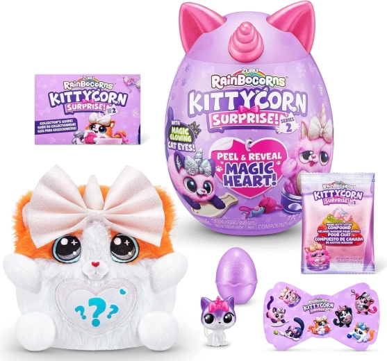 Rainbocorns Kittycorn Surprise pliš mačkica s iznenađenjem