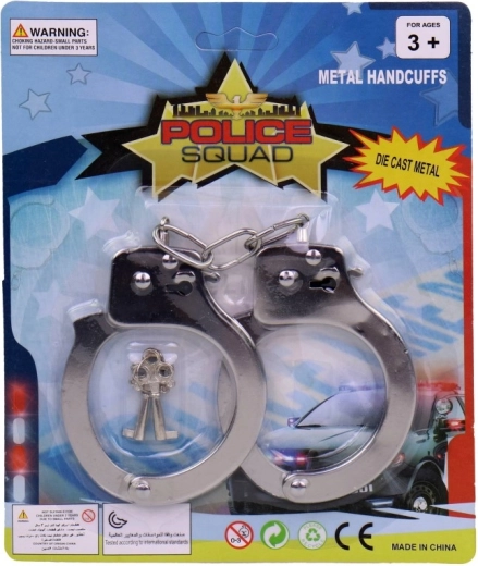 Children's Plastic Handcuffs on a Card