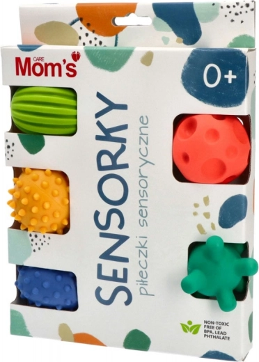 Senzoričke loptice 5 kom Pastel